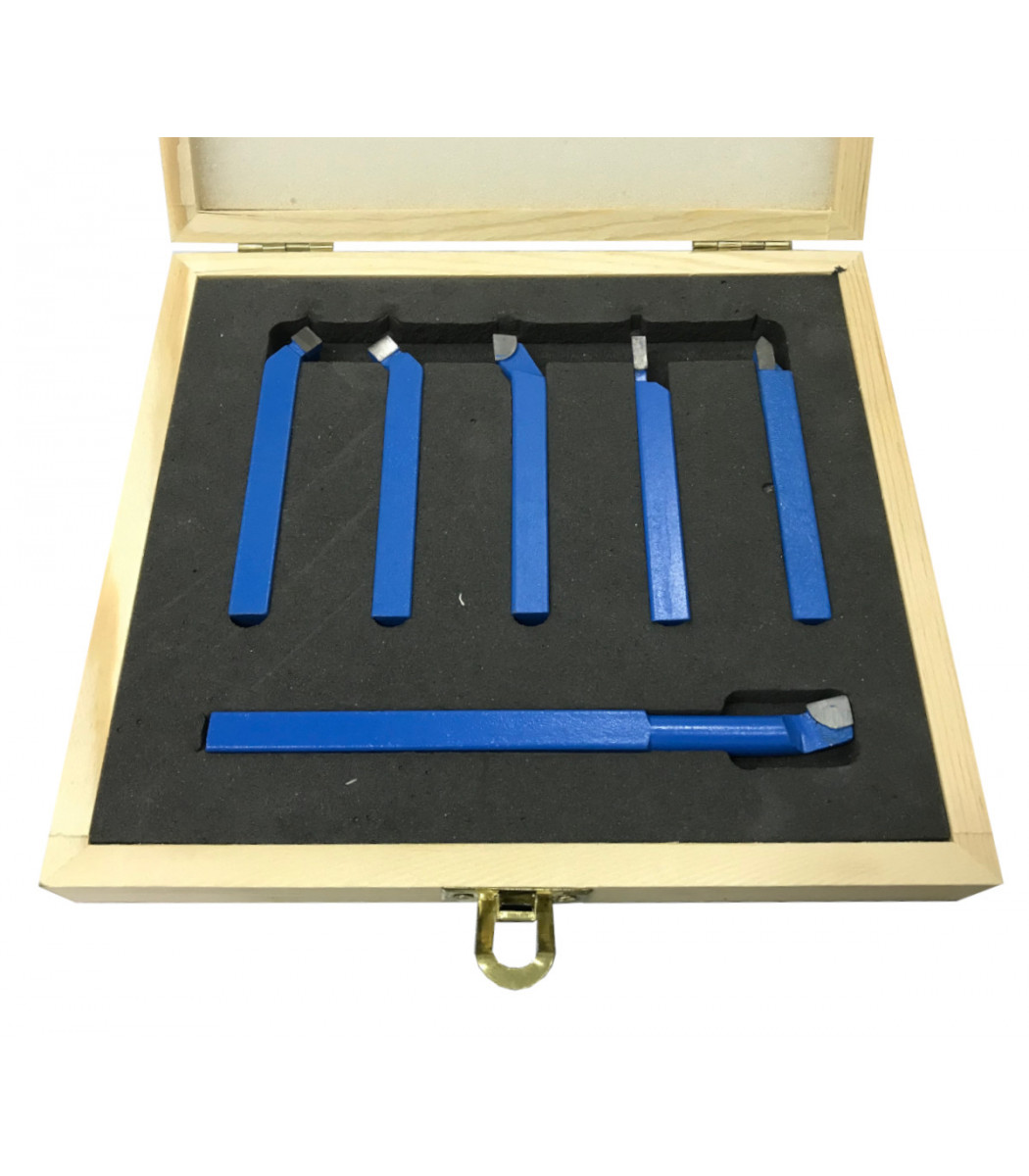 مجموعه ۶ تکه تیغچه تراش ۸ در ۸ میلیمتر برای انواع ریز تراش