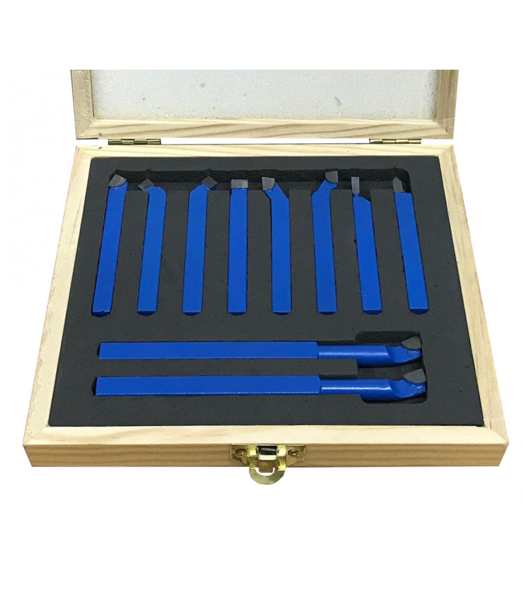 مجموعه۱۰ تکه تیغچه تراش ۸ در ۸ میلیمتر برای انواع ریز تراش